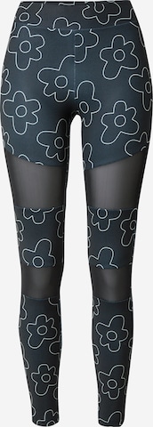 Skinny Leggings de la Urban Classics pe albastru: față