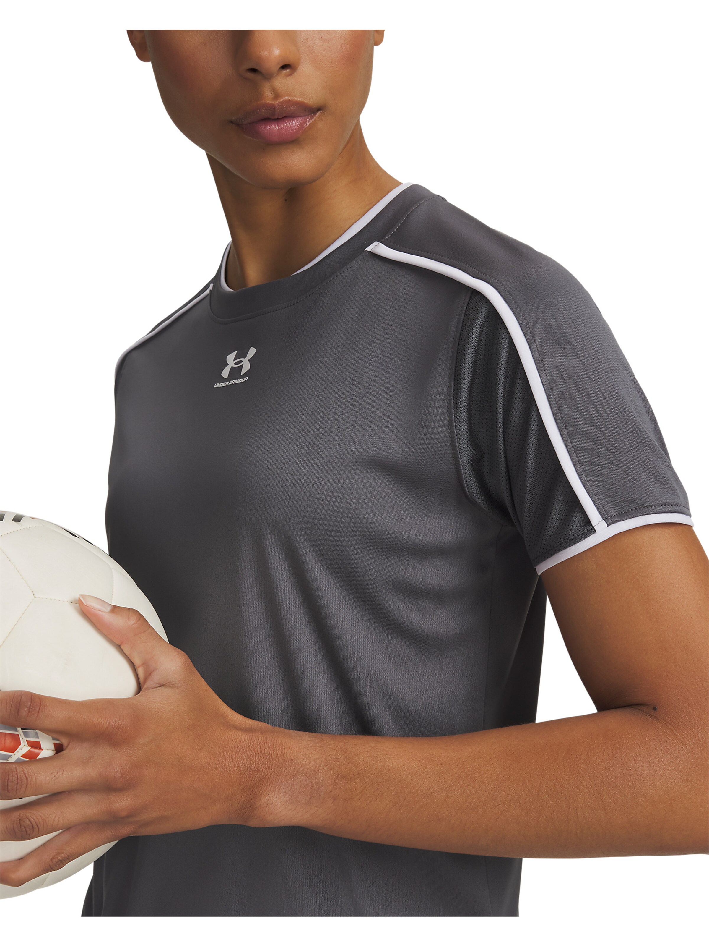 UNDER ARMOUR Functioneel shirt 'Ch. Train' in Grijs