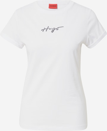 HUGO Red - Camisa em branco: frente