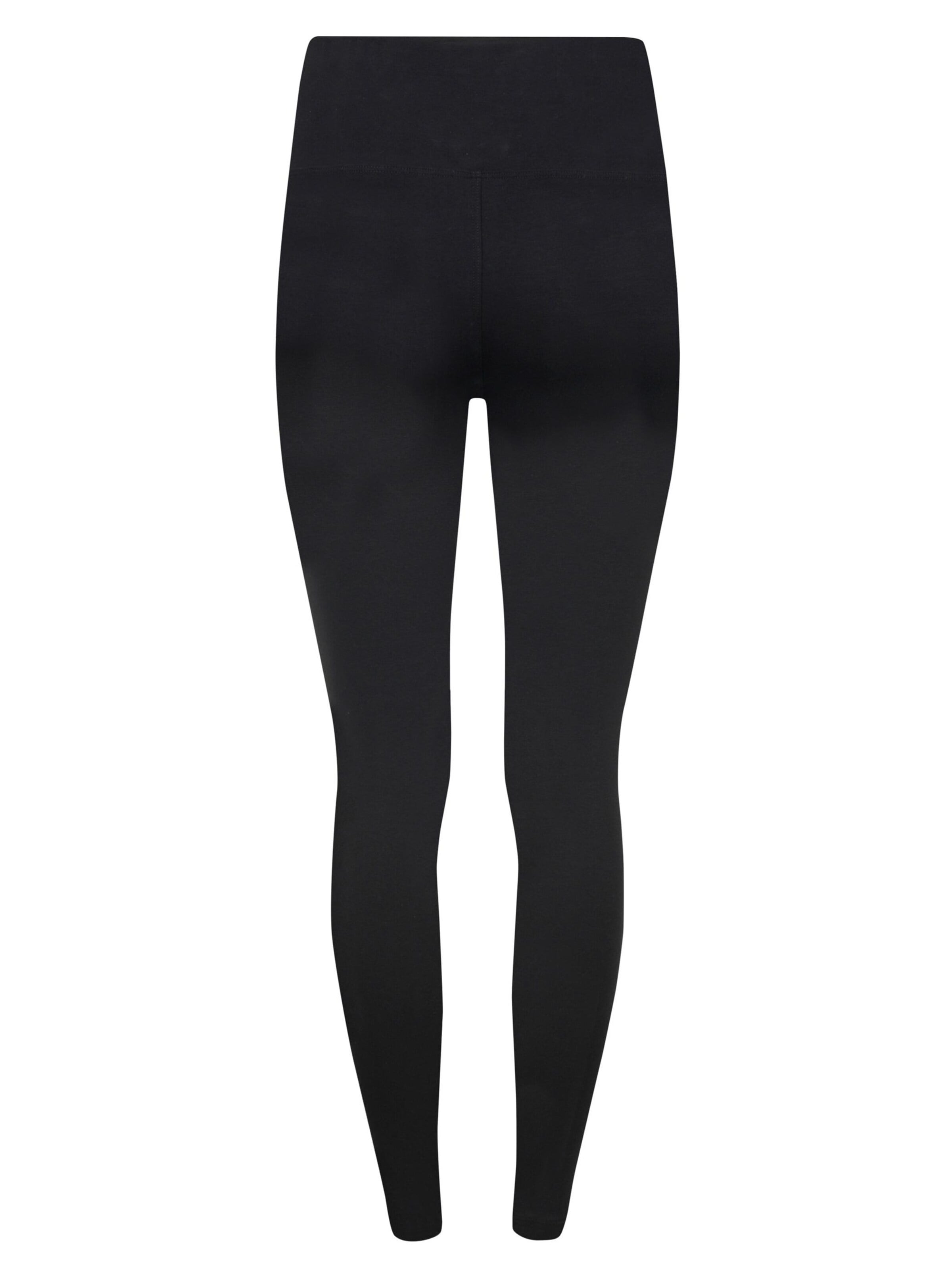 Evoni Slim fit Leggings 'aus Baumwolle mit hohem Bund' in Black