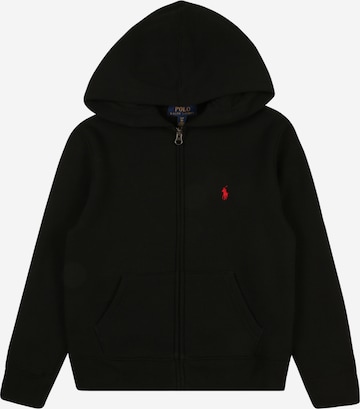 Polo Ralph LaurenSweater majica - crna boja: prednji dio
