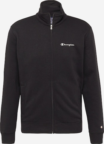 Veste de survêtement Champion Authentic Athletic Apparel en noir : devant