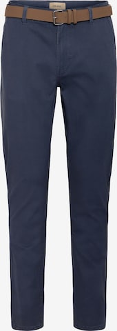 BLEND Slimfit Chinohose in Blau: Vorderseite