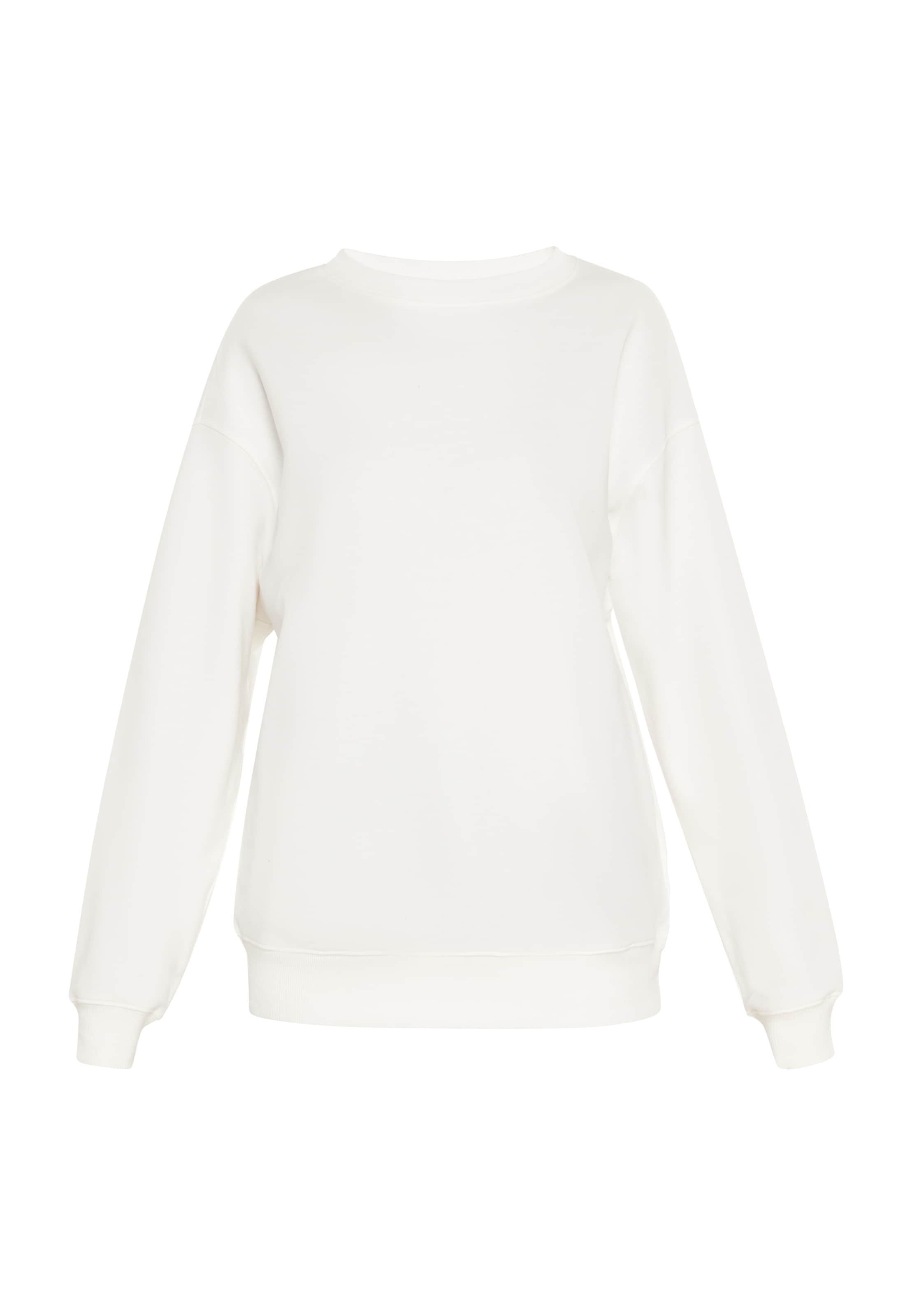 usha BLUE LABEL Sweatshirt 'Fashion Look' in Wit: voorkant