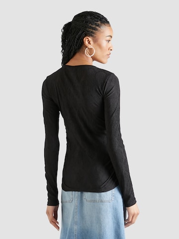 Gina Tricot Shirt 'Lexie' in Zwart