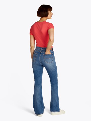 Tommy Jeans Flared Jeans 'SYLVIA' in Blau