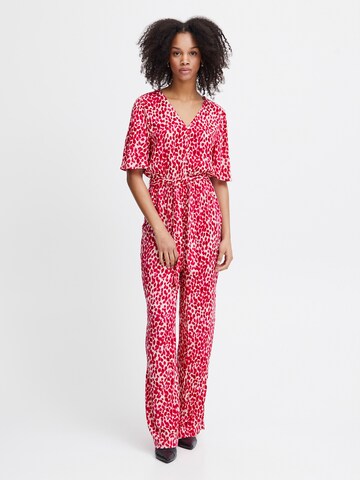 ICHI Jumpsuit 'MARRAKECH' i rosa