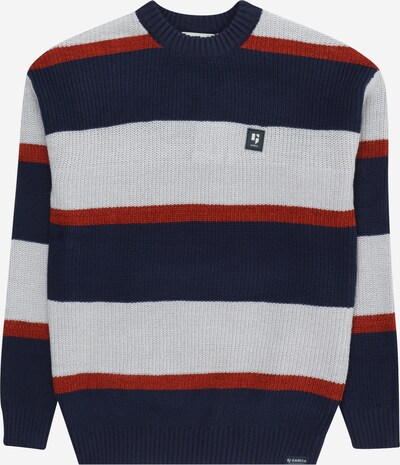 GARCIA Sweter w kolorze ciemny niebieski / szary / ciemnoczerwonym, Podgląd produktu