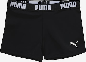 PUMA Спортивная пляжная одежда в Черный: спереди