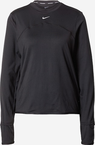 T-shirt fonctionnel NIKE en noir : devant