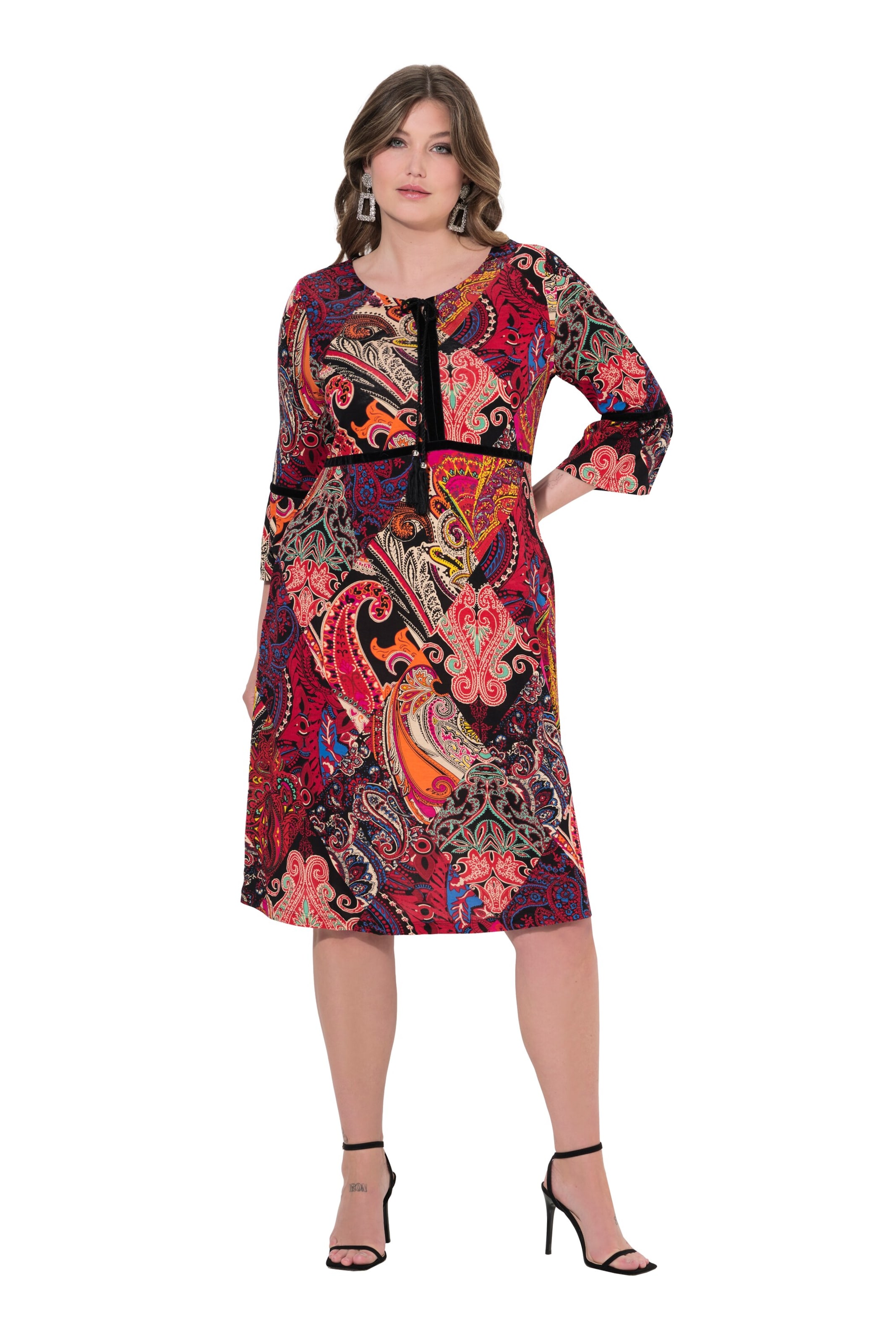 MIAMODA Jurk in Rood: voorkant