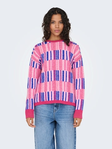 ONLY Πουλόβερ 'ONLIRIS' σε ροζ: μπροστά