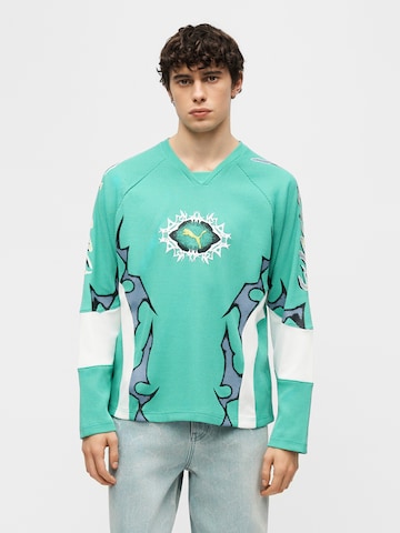 PUMA Shirt 'PUMATECH-X' in Grün: Vorderseite