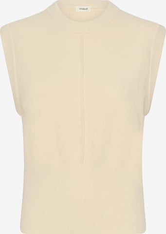 Pull-over 'SLNerea' SOAKED IN LUXURY en beige : devant