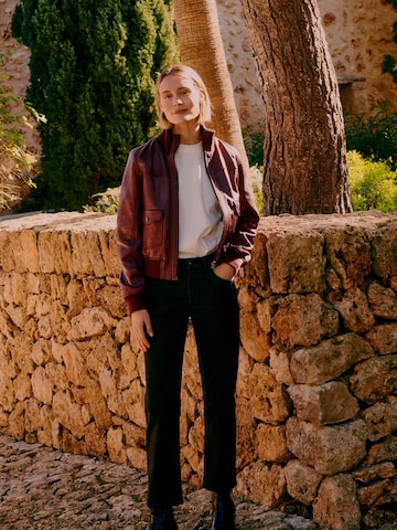 Oxmo Lederjacke ' OXDenny ' in Rot