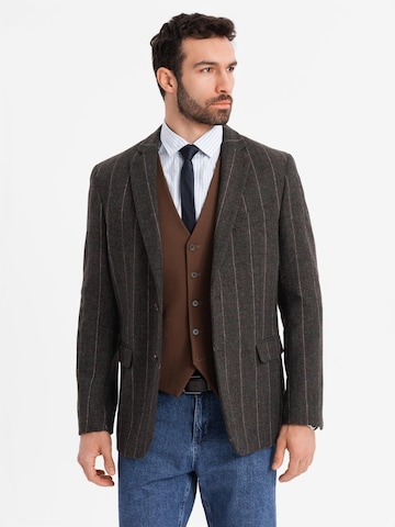 Ombre Slim fit Blazer in Brown