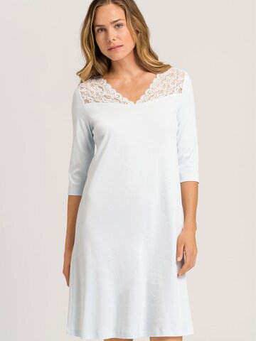 Hanro Nightgown 'Moments' in Blue: front