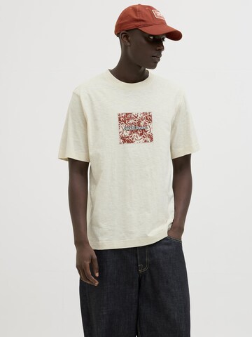 JACK & JONES Shirt in Wit: voorkant