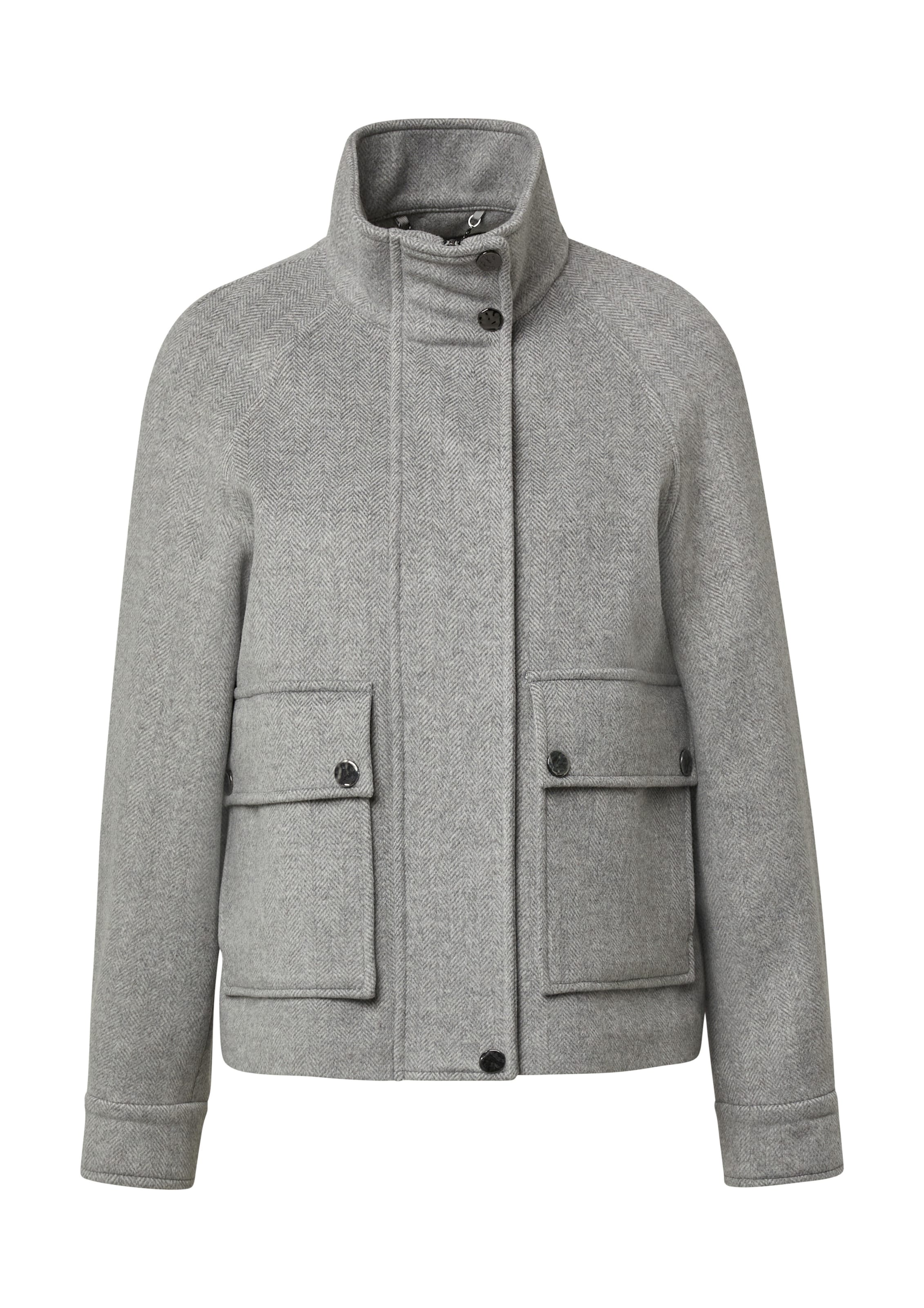s.Oliver Jacke in Grau: Vorderseite