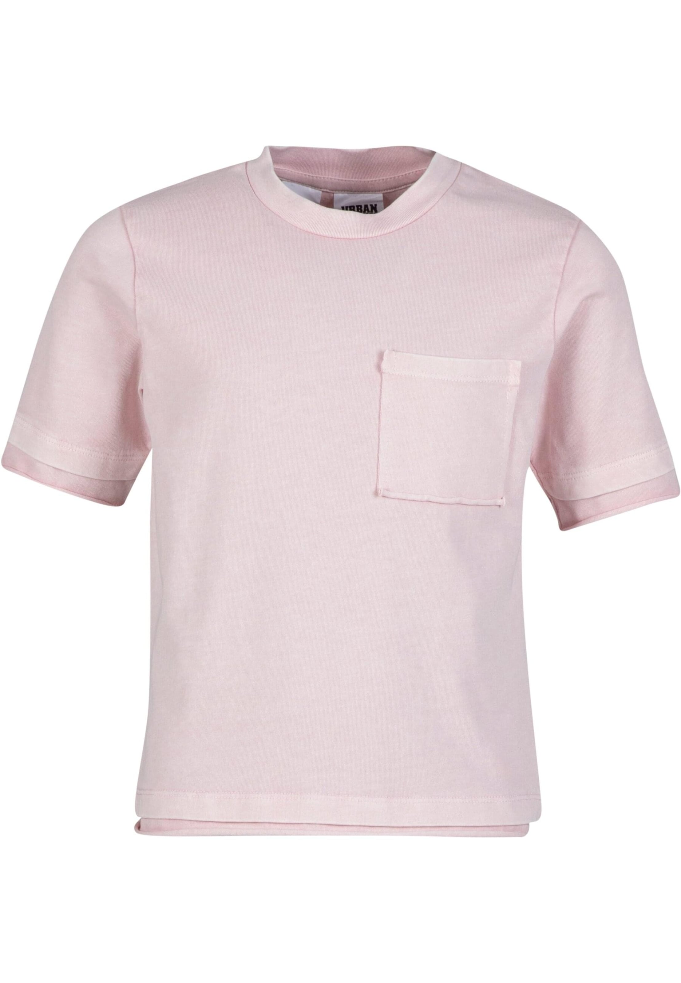 Urban Classics - Camiseta en rosa: frente