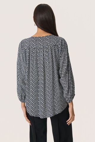 SOAKED IN LUXURY Blouse 'SLArjana Leodora' in Blauw