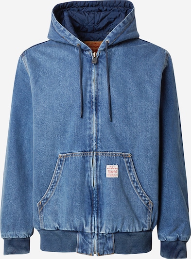 Demisezoninė striukė 'Potrero Denim Hoodie' iš LEVI'S ®, spalva – tamsiai (džinso) mėlyna, Prekių apžvalga