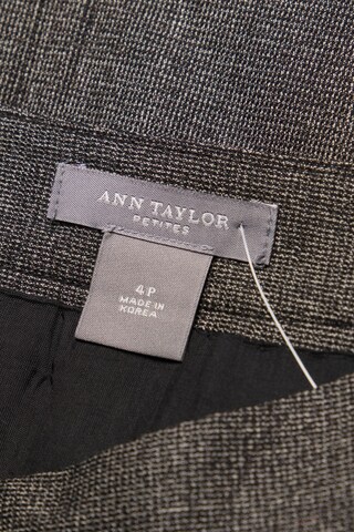 Ann Taylor Plisseerock XS in Grau