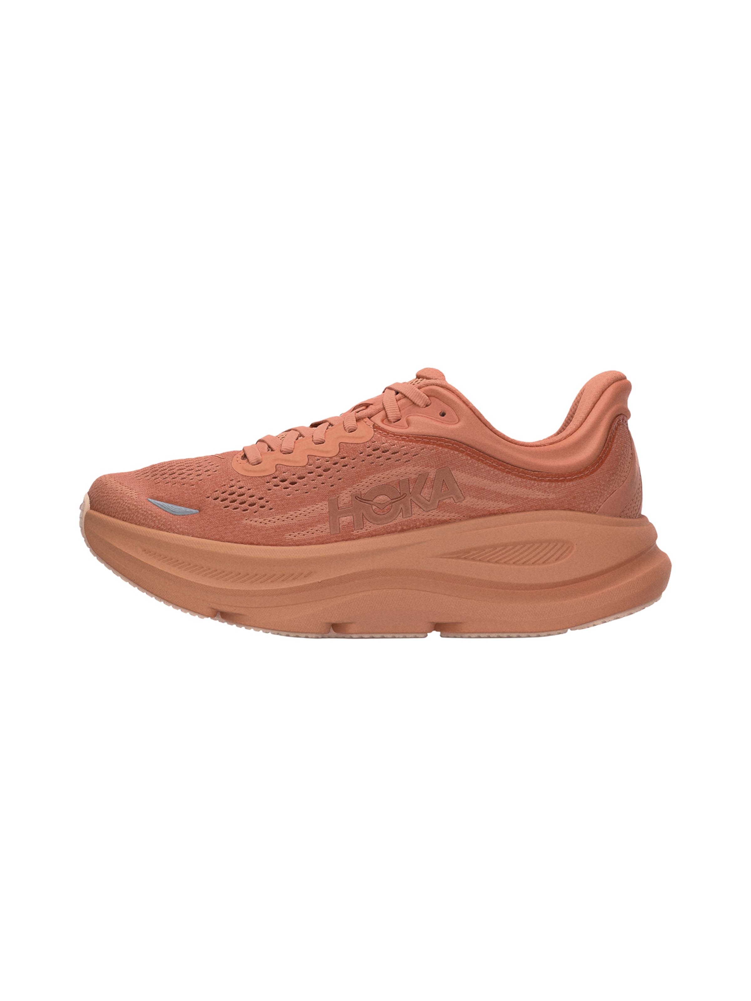 Chaussure de course 'BONDI 9' HOKA en orange : devant