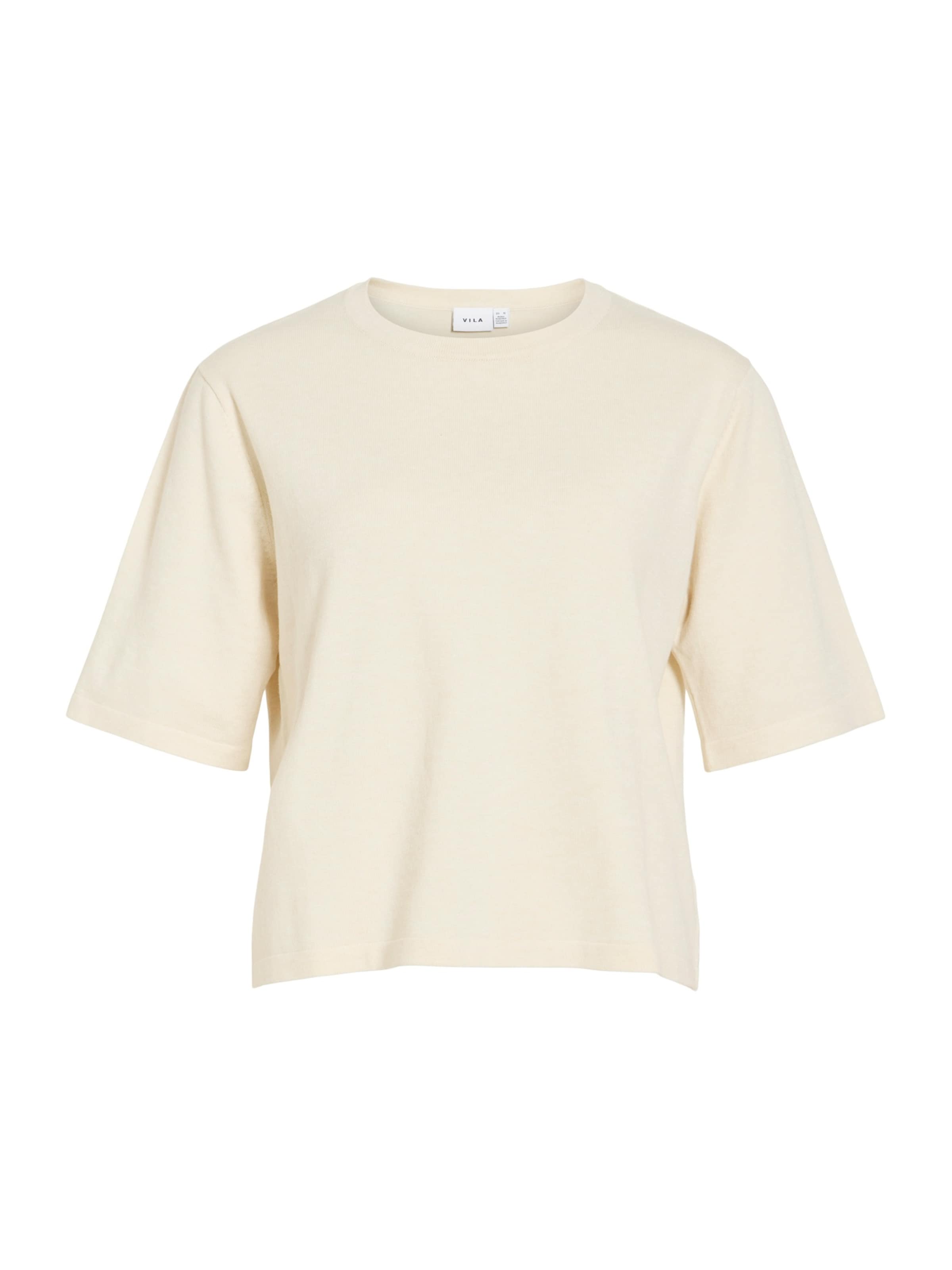 VILA Sweater 'VIMALU' in Beige: front