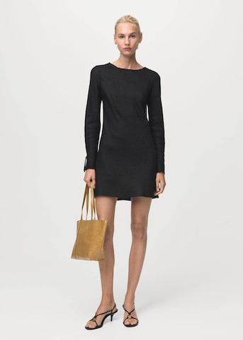 MANGO Kleid in Schwarz: Vorderseite