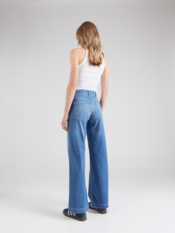 MAC Wide leg Jeans 'DREAM' in Blauw