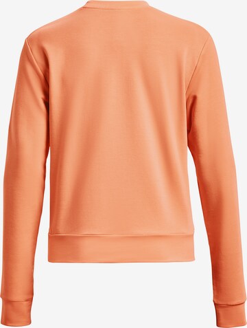 UNDER ARMOUR Athletic Sweatshirt 'Rival' in Orange