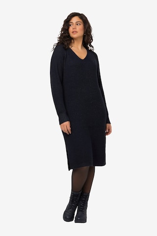 Ulla Popken Knitted dress in Blue