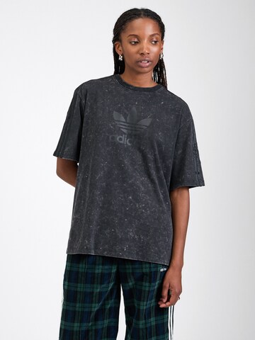 ADIDAS ORIGINALS Shirt in Black: front
