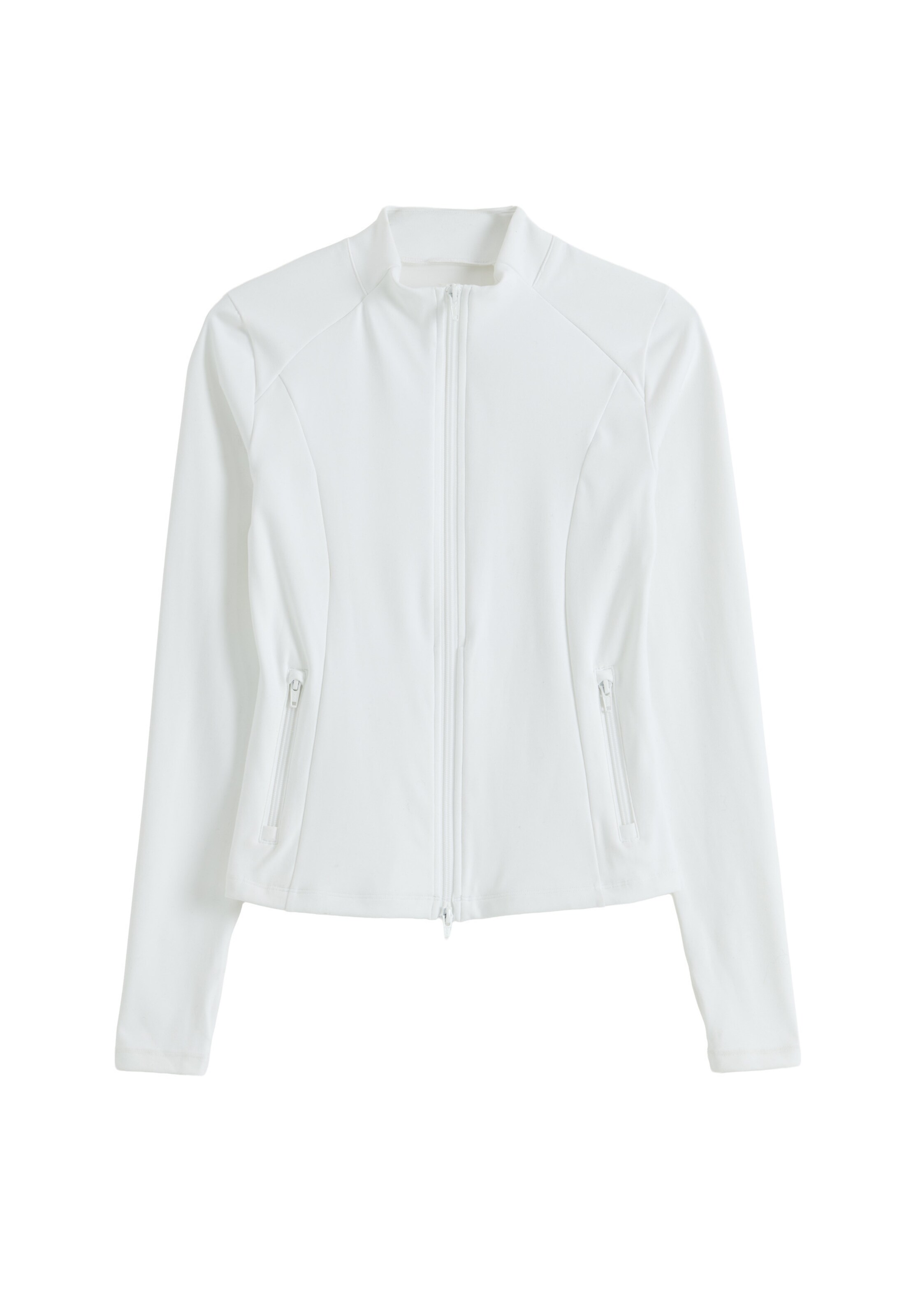 Veste de sport 'Sense' Aim'n en blanc : devant