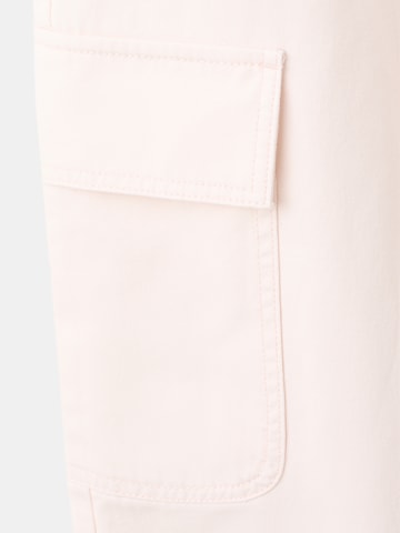 MANGO - Barrel Pantalón vaquero cargo 'PAPAYA' en rosa