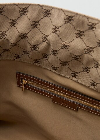 MANGO Shopper in Braun