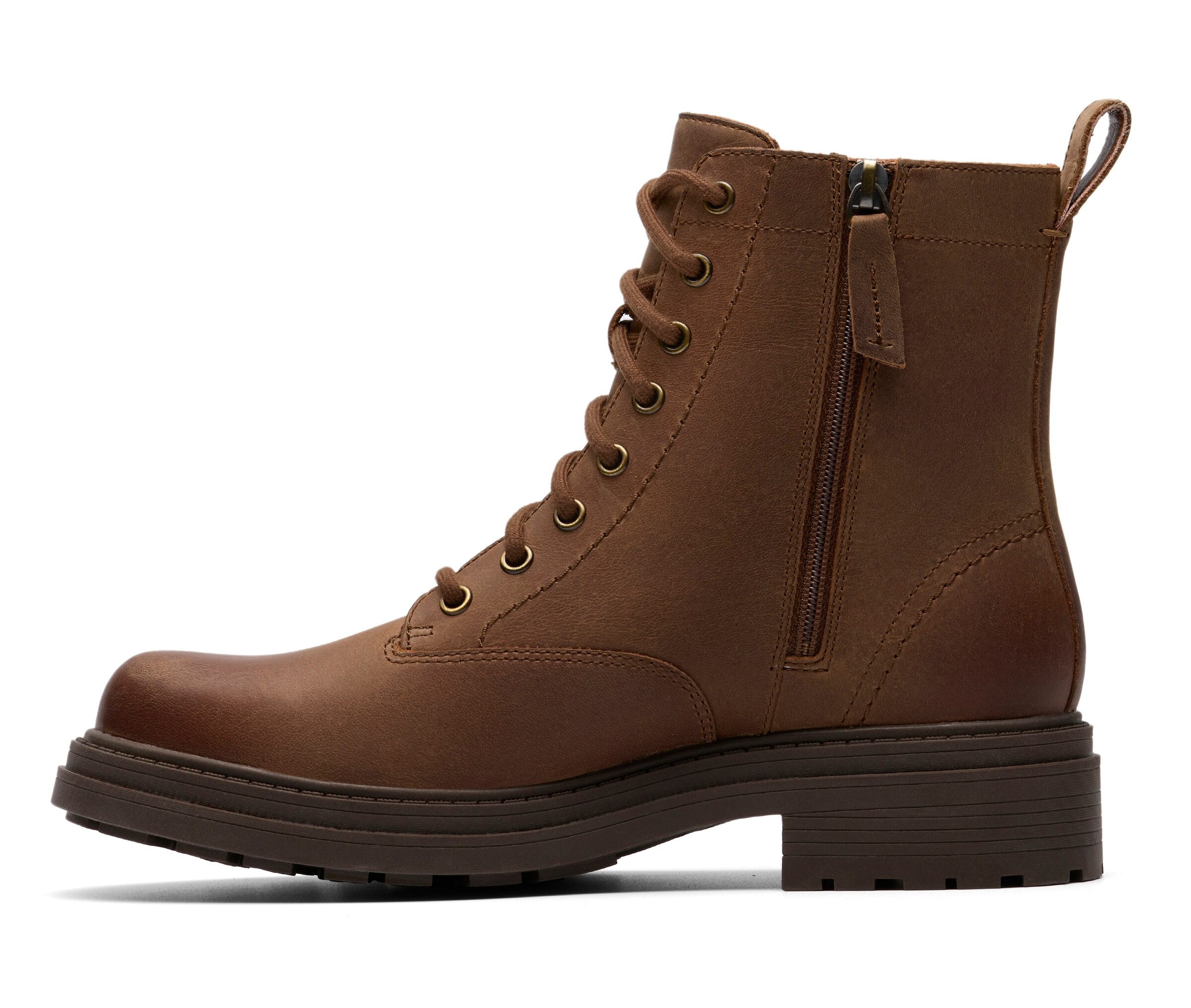 CLARKS Schnürstiefelette 'Orinoco3' in Braun