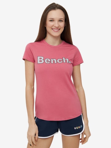 BENCH T-Shirt 'Leora' in Rot: predná strana