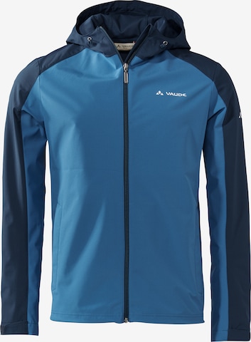 VAUDE Outdoorjas in Blauw: voorkant