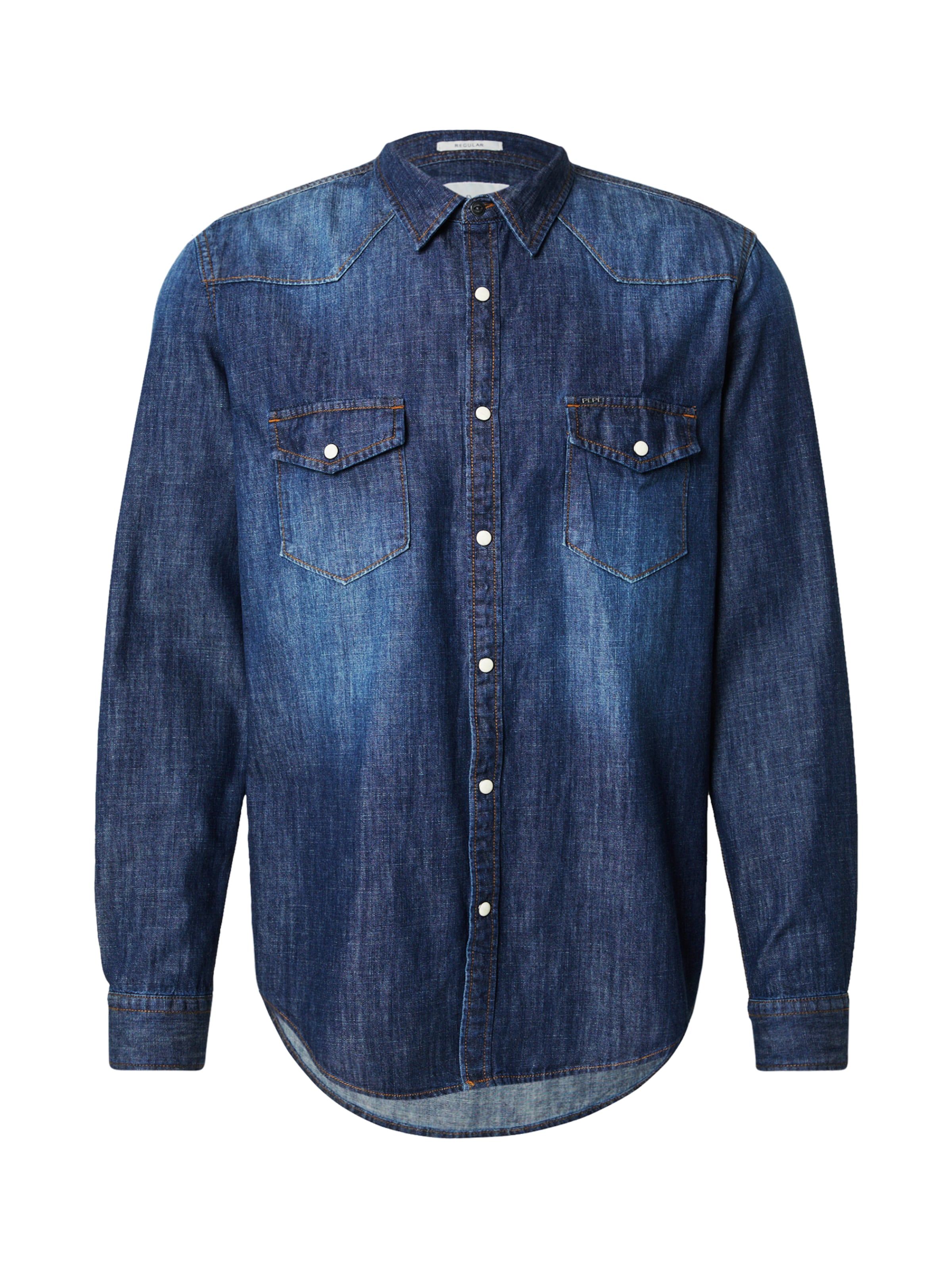 Pepe Jeans Regular fit Ing - kék: elől