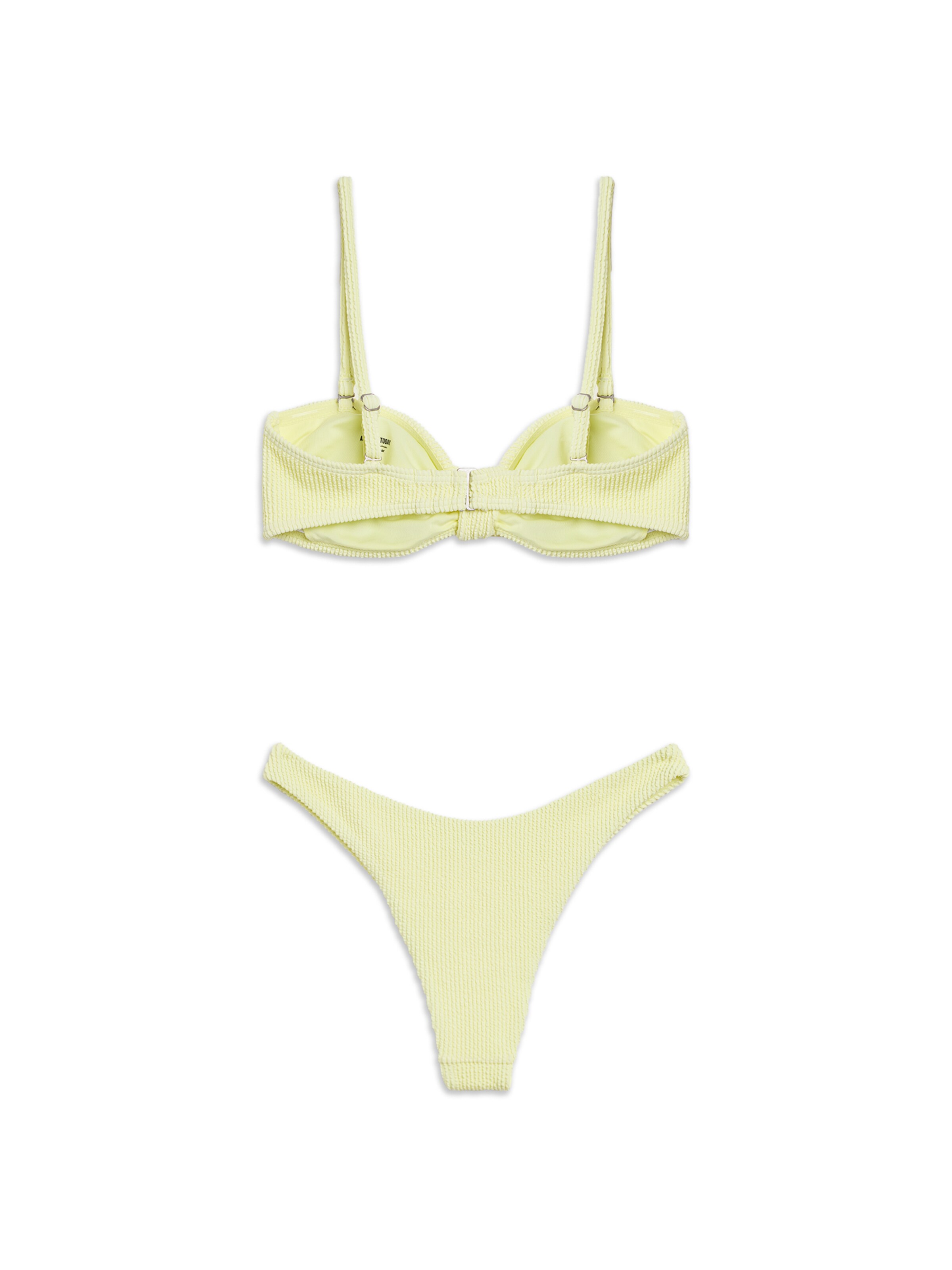 America Today Bandeau Bikini in Geel