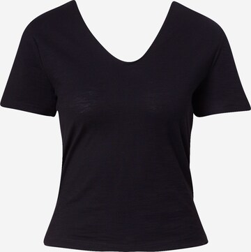 T-shirt UNITED COLORS OF BENETTON en noir : devant