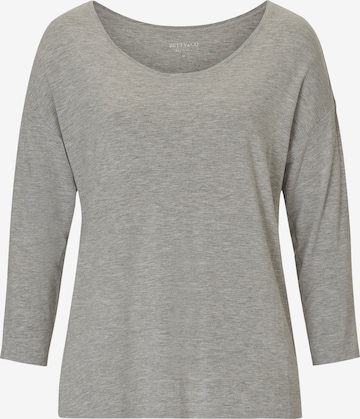 T-shirt Betty & Co en gris : devant