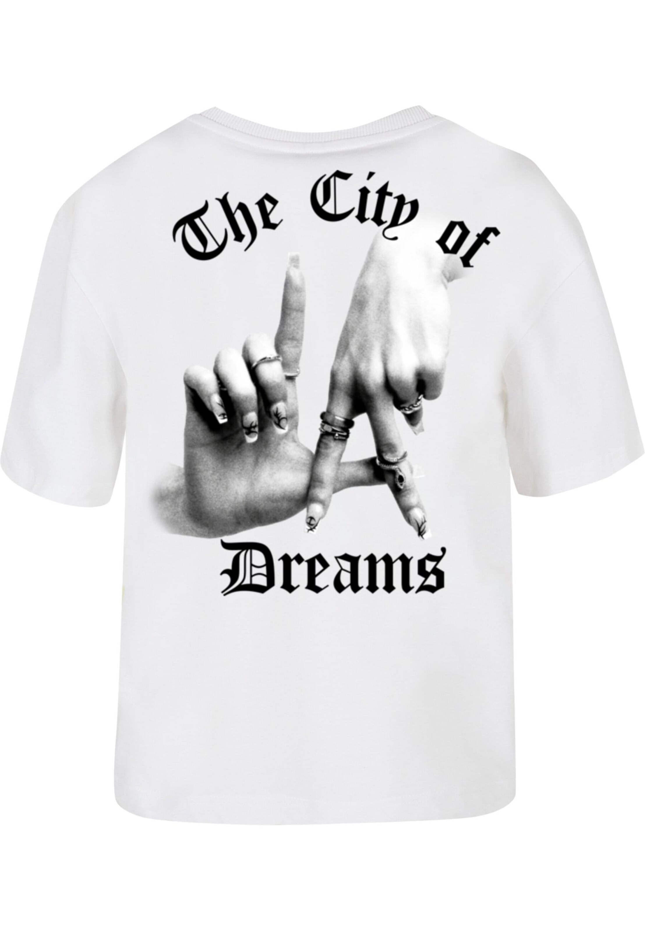 T-shirt 'LA Dreams' Miss Tee en blanc