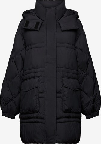 Manteau d’hiver ESPRIT en noir : devant