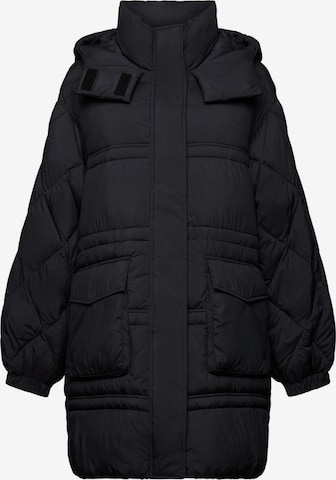 Manteau d’hiver ESPRIT en noir : devant