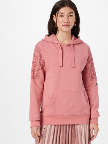 Superdry Sweatshirt 'Bohemian Crafted' in Pink: predná strana