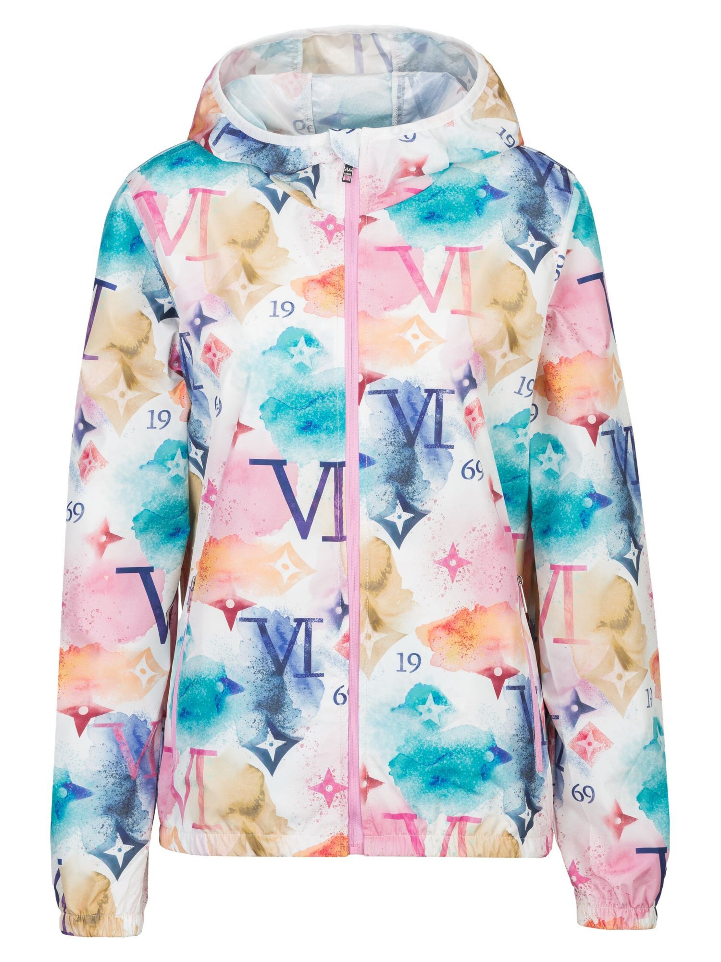 19V69 ITALIA Between-season jacket 'Carina' in White: front