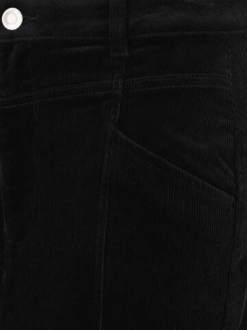 Dorothy Perkins Petite Skirt 'Seam' in Black